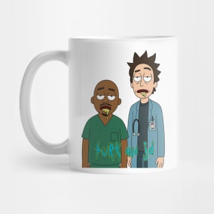 Multiverse Mix: Turk and JD Mug